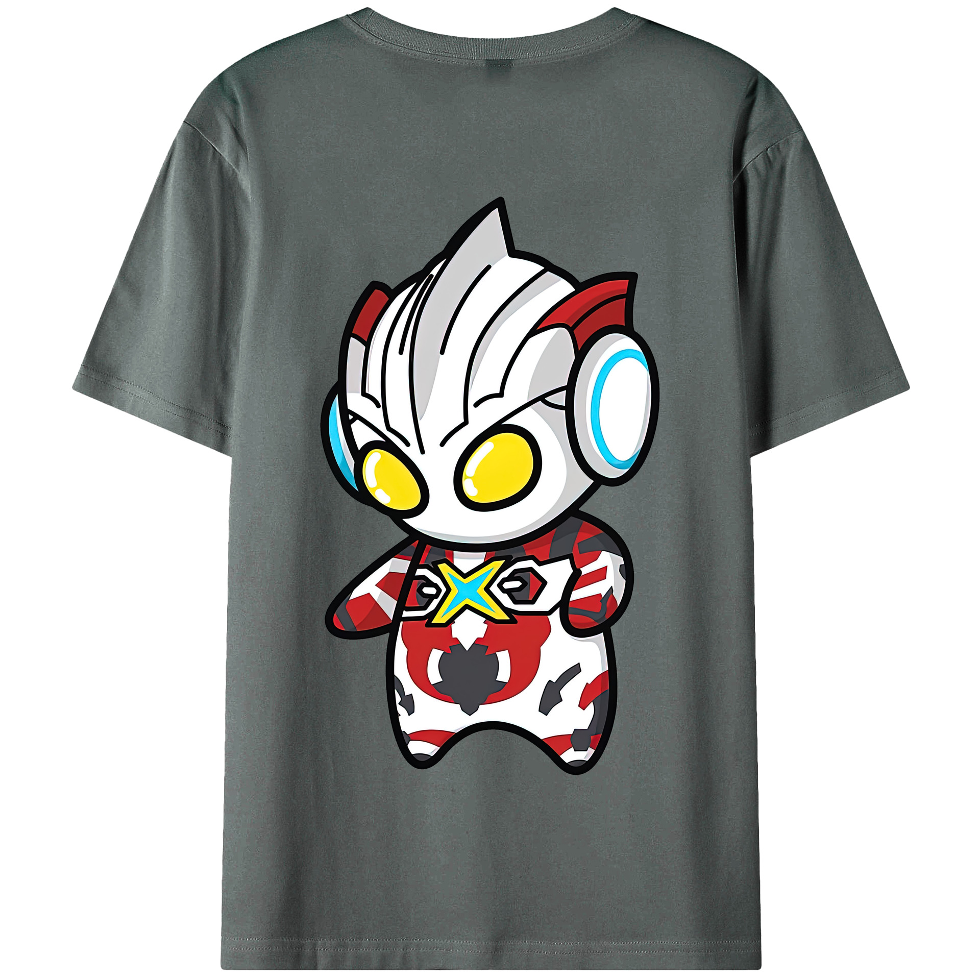 （画像用） ウルトラマン Ultraman 綿100％半袖Tシャツ（背面プリント）